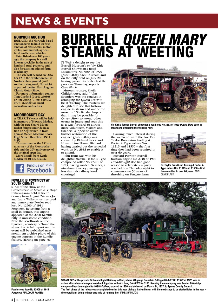 Old Glory Magazine Preview Pages