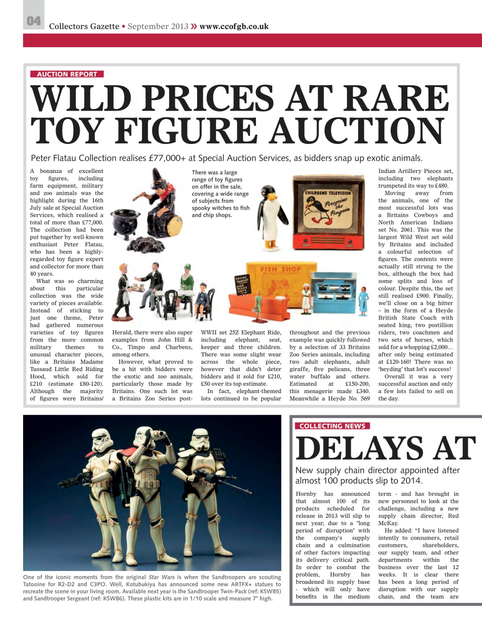 Collectors Gazette Preview Pages