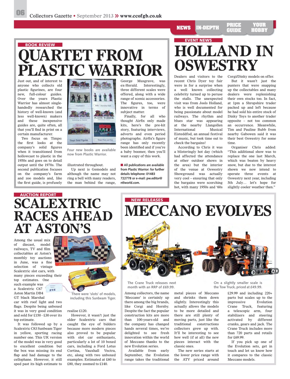 Collectors Gazette Preview Pages