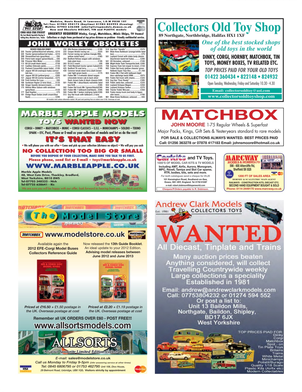 Collectors Gazette Preview Pages