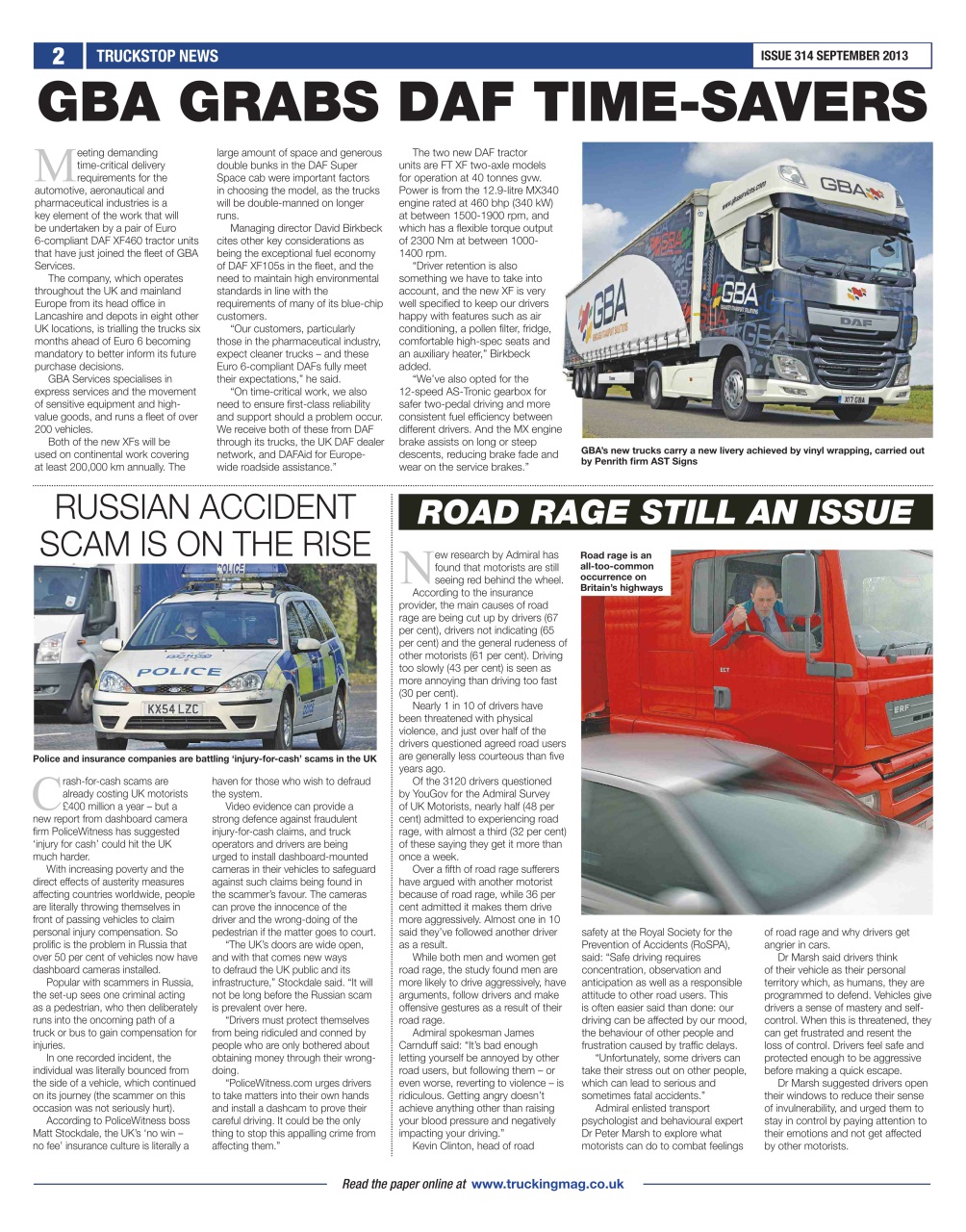 Truckstop News Preview Pages
