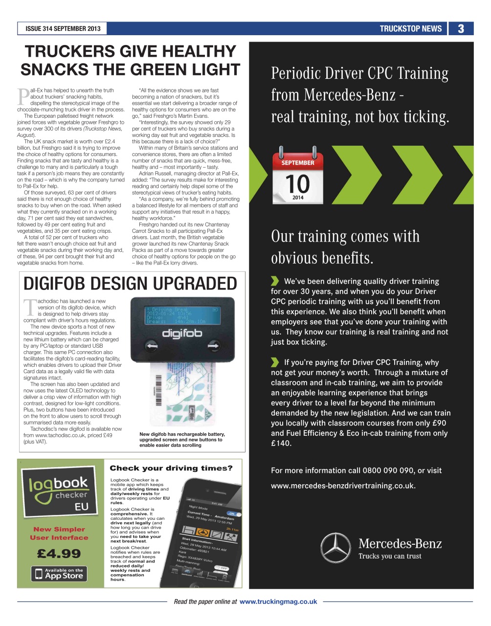 Truckstop News Preview Pages