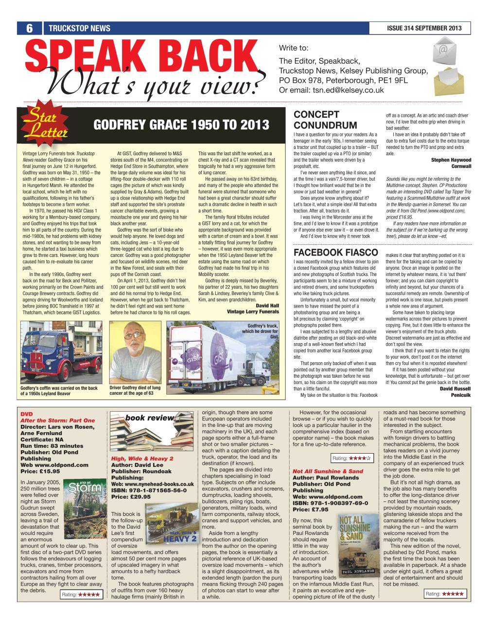 Truckstop News Preview Pages