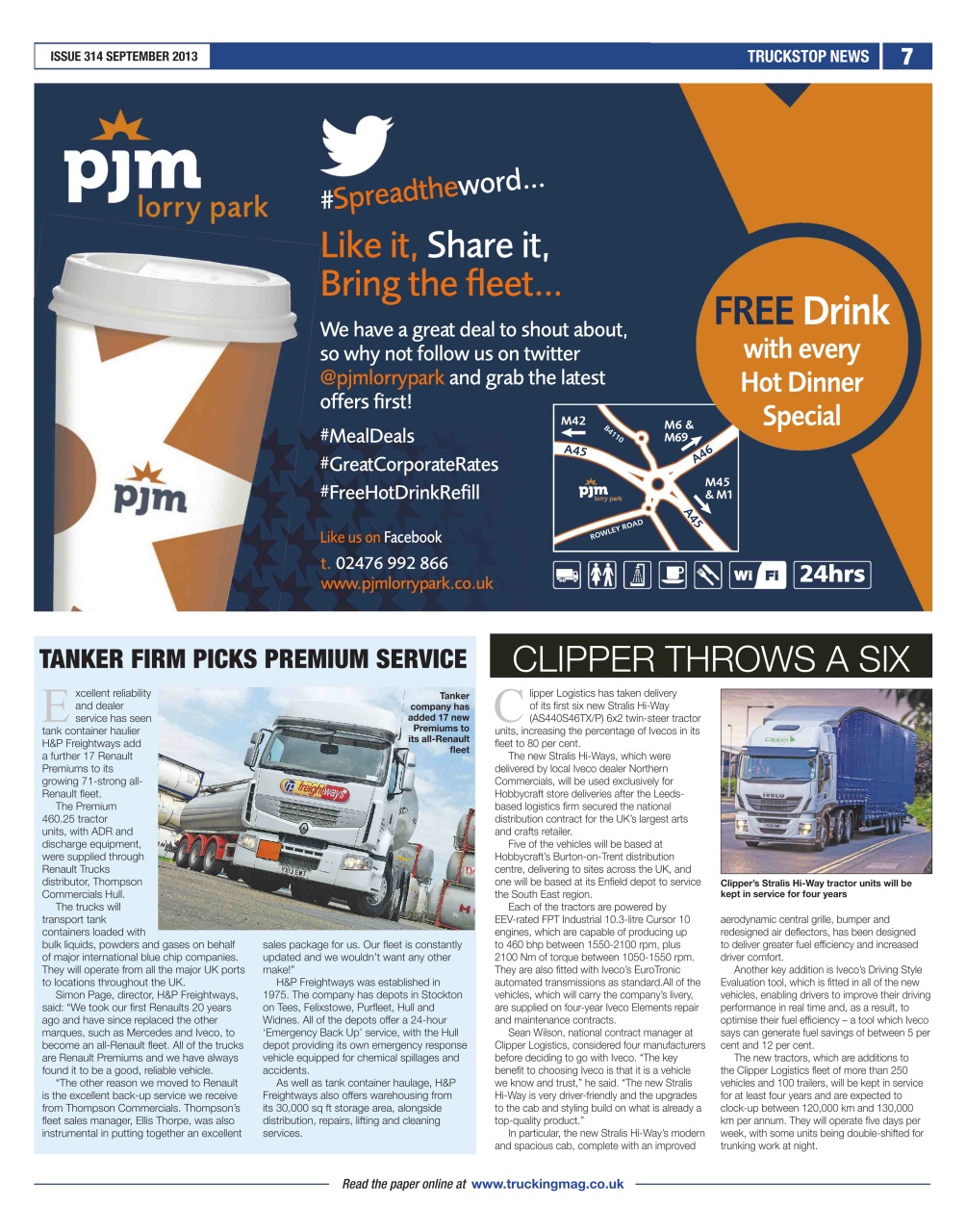 Truckstop News Preview Pages