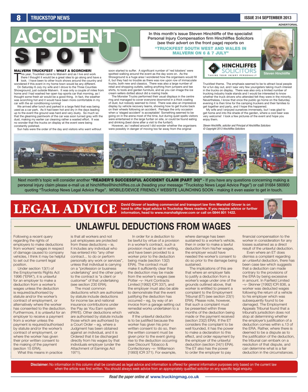 Truckstop News Preview Pages