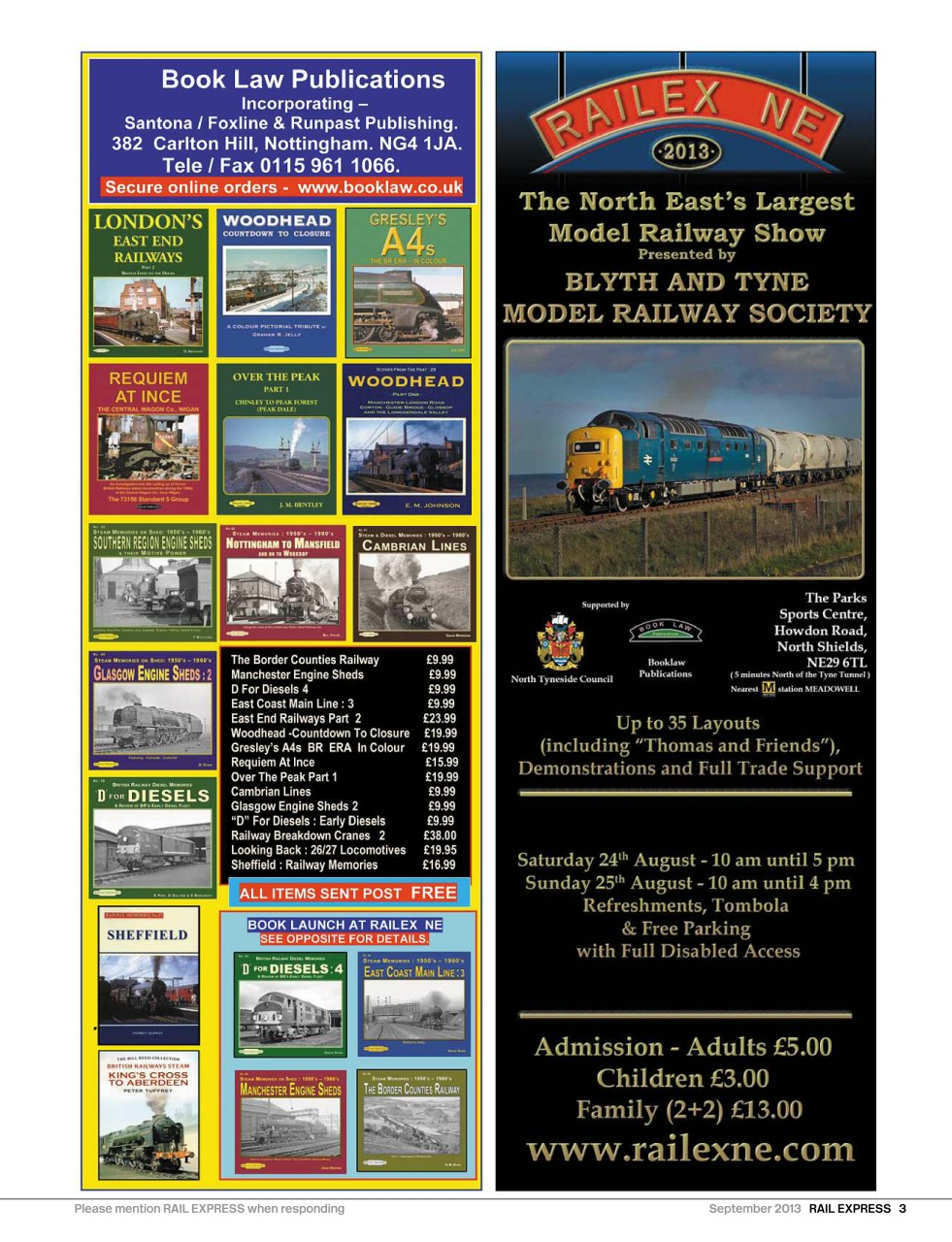 Rail Express Preview Pages