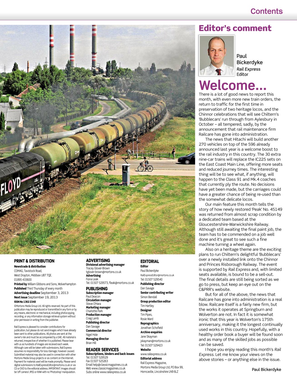 Rail Express Preview Pages