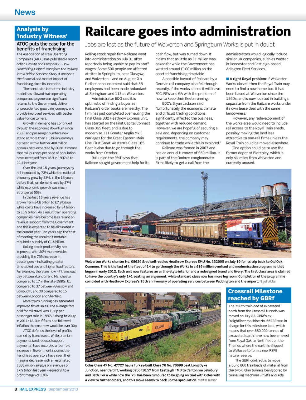 Rail Express Preview Pages