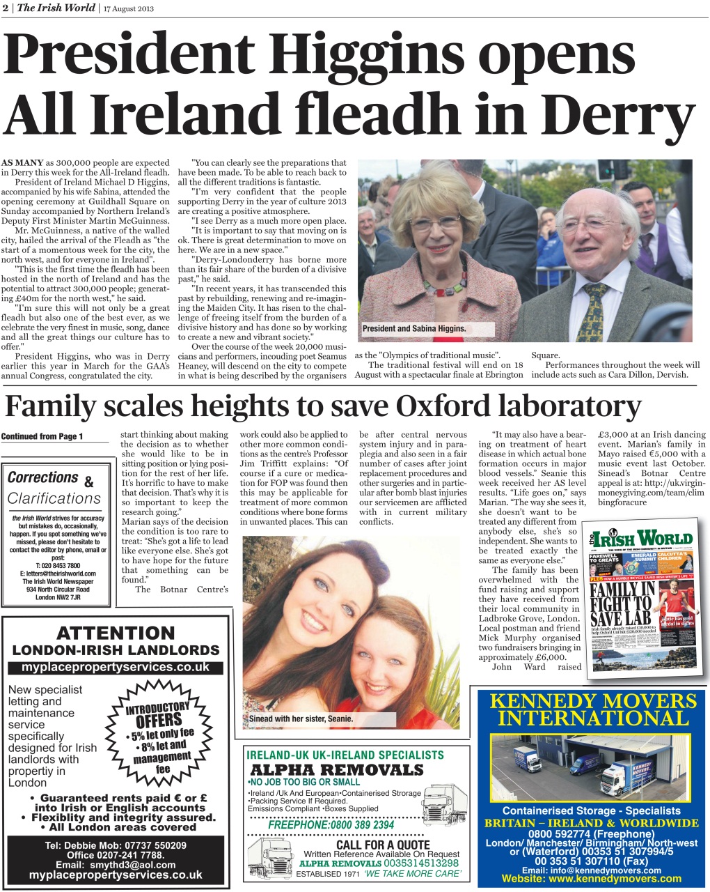 Irish World Preview Pages