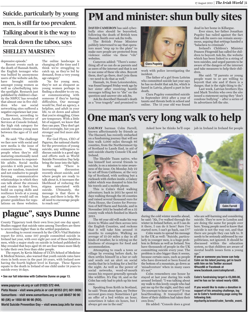 Irish World Preview Pages