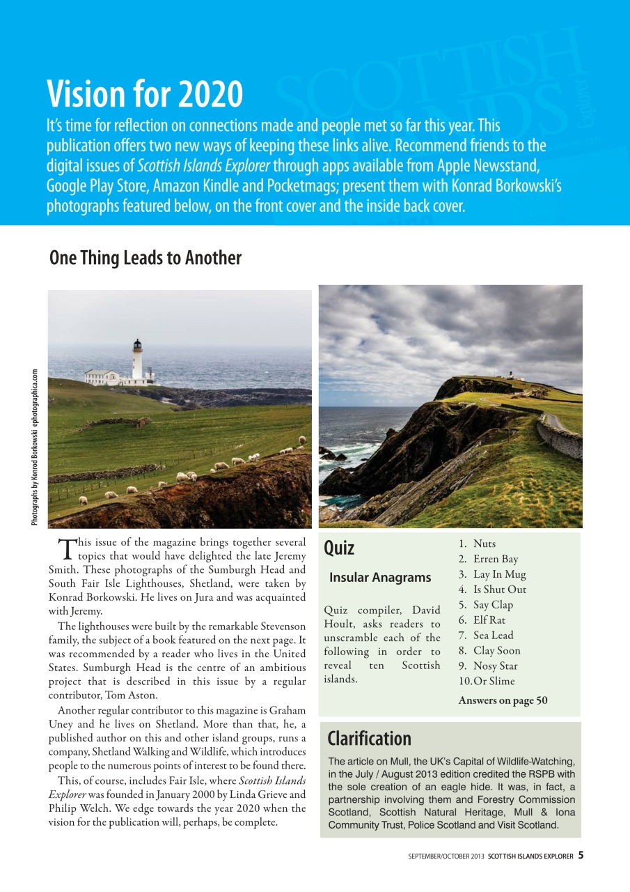 Scottish Islands Explorer Preview Pages