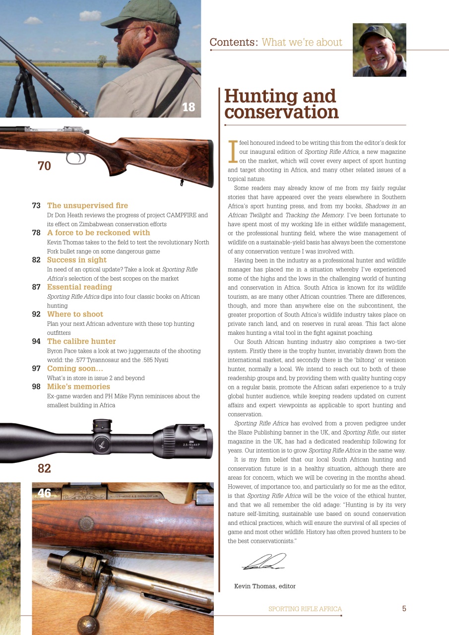 Sporting Rifle Preview Pages