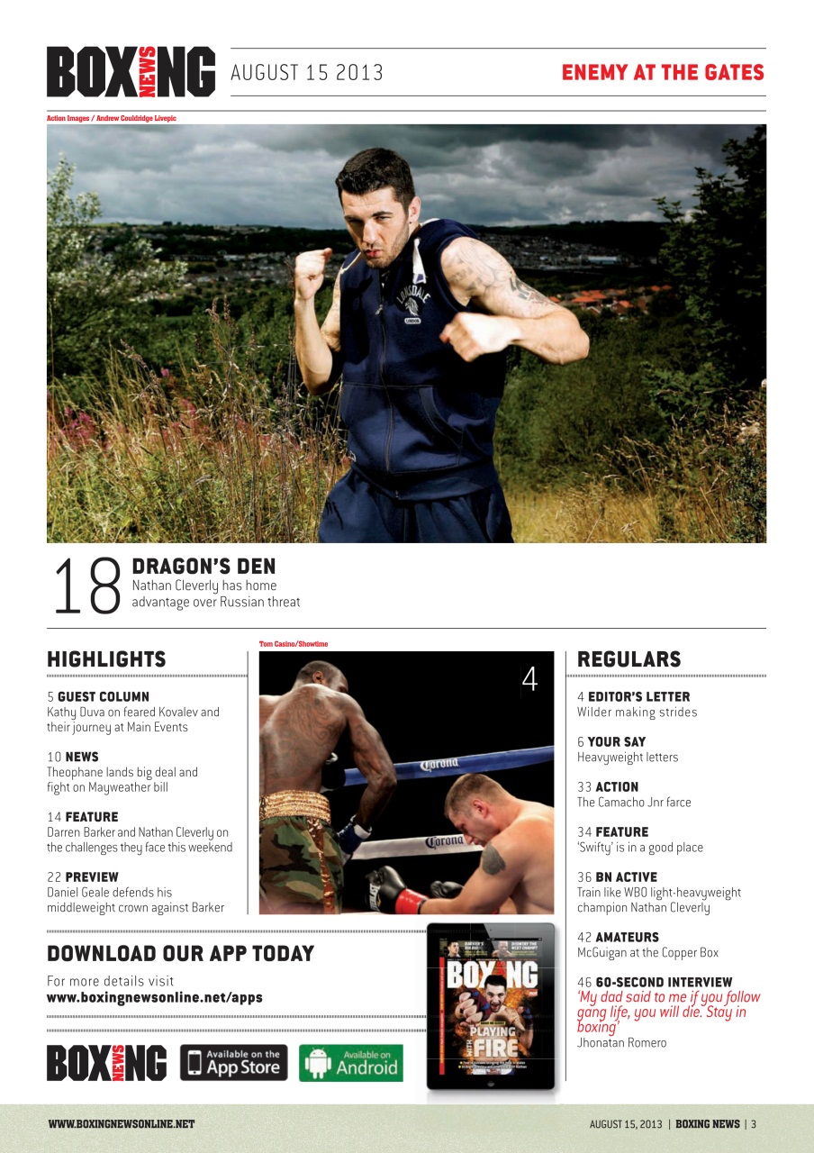 Boxing News Preview Pages
