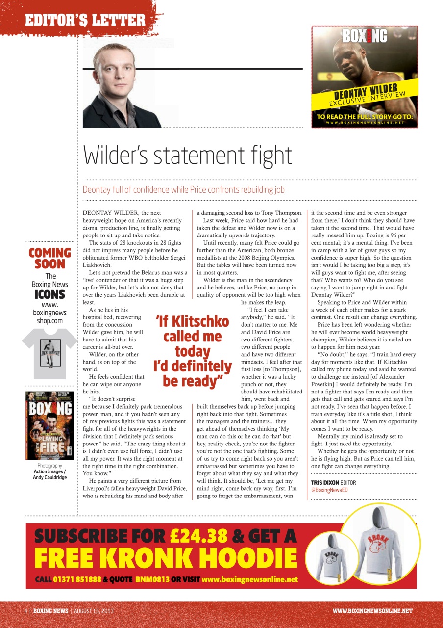 Boxing News Preview Pages