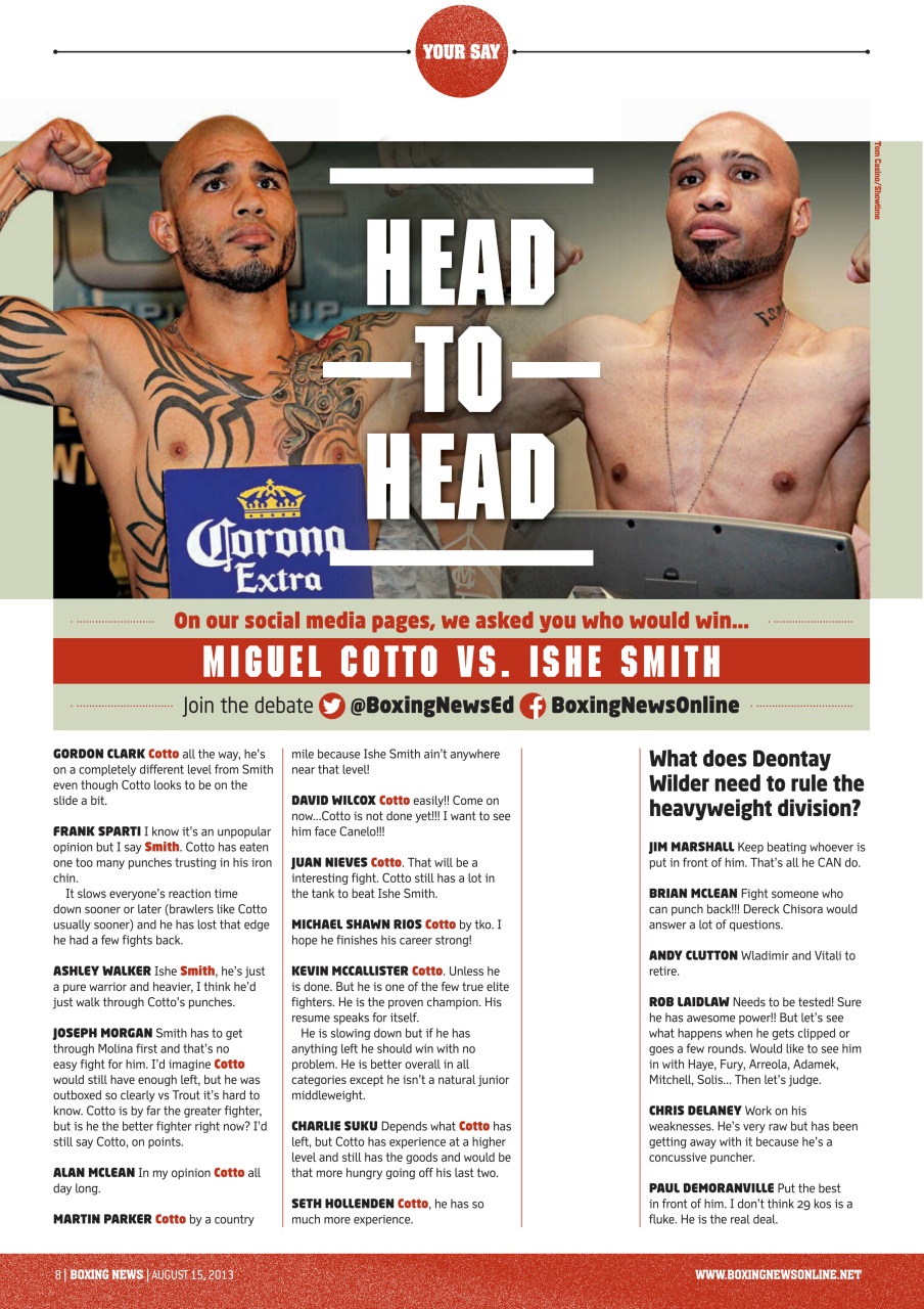 Boxing News Preview Pages