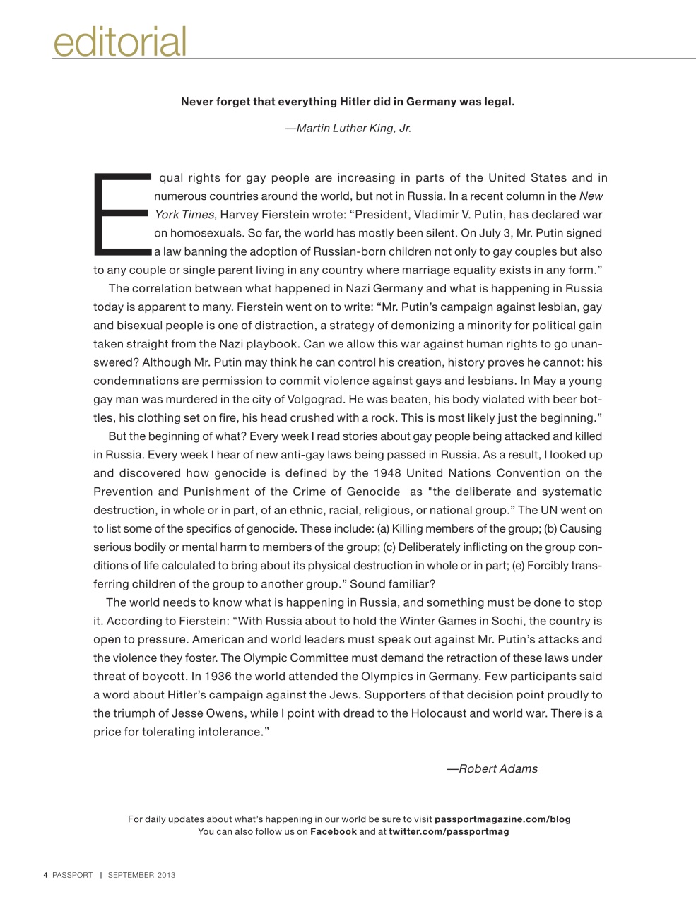 Passport Preview Pages