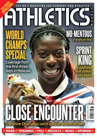AW – Athletics Weekly Magazine issue AW August 15 2013