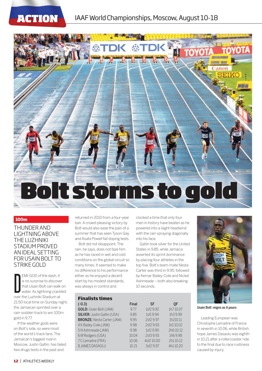 AW – Athletics Weekly Magazine Preview Pages