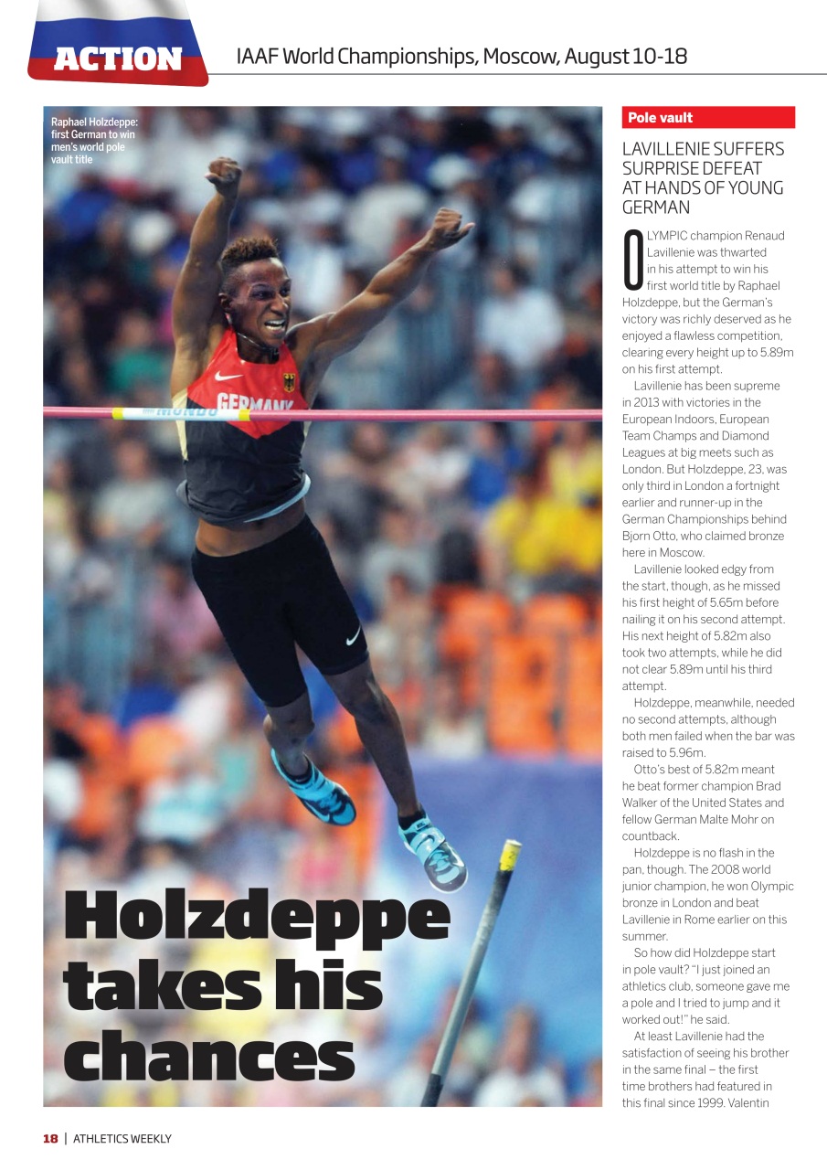 AW – Athletics Weekly Magazine Preview Pages
