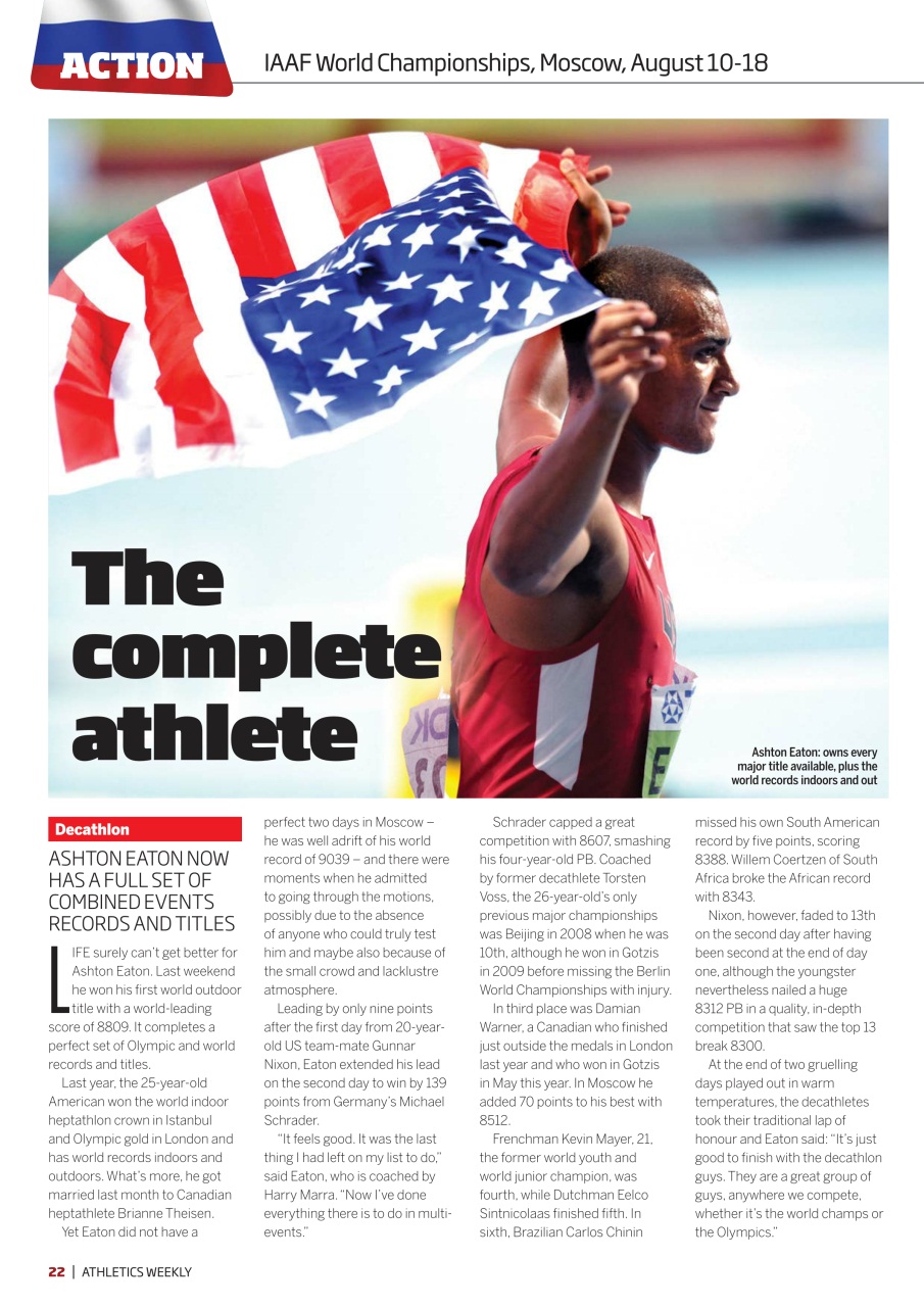 AW – Athletics Weekly Magazine Preview Pages