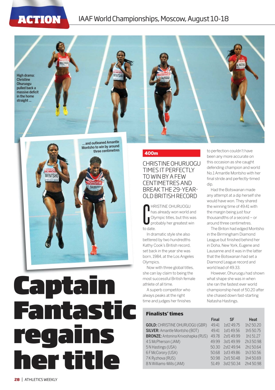 AW – Athletics Weekly Magazine Preview Pages