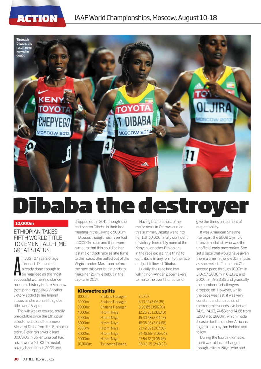 AW – Athletics Weekly Magazine Preview Pages