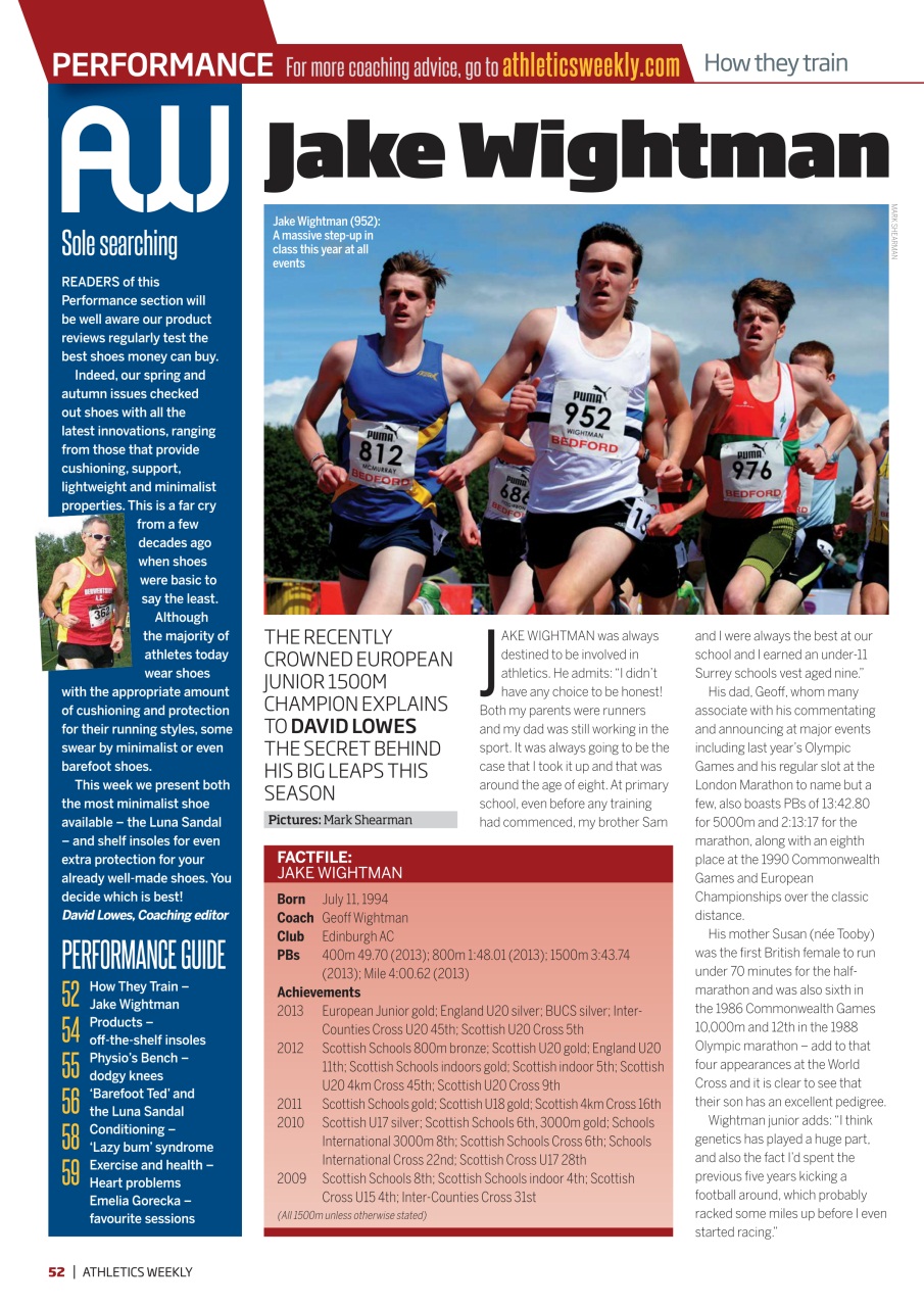 AW – Athletics Weekly Magazine Preview Pages