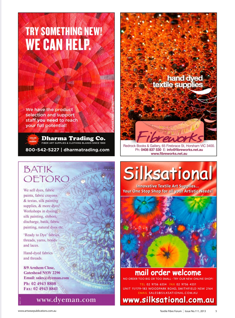 Textile Fibre Forum Preview Pages