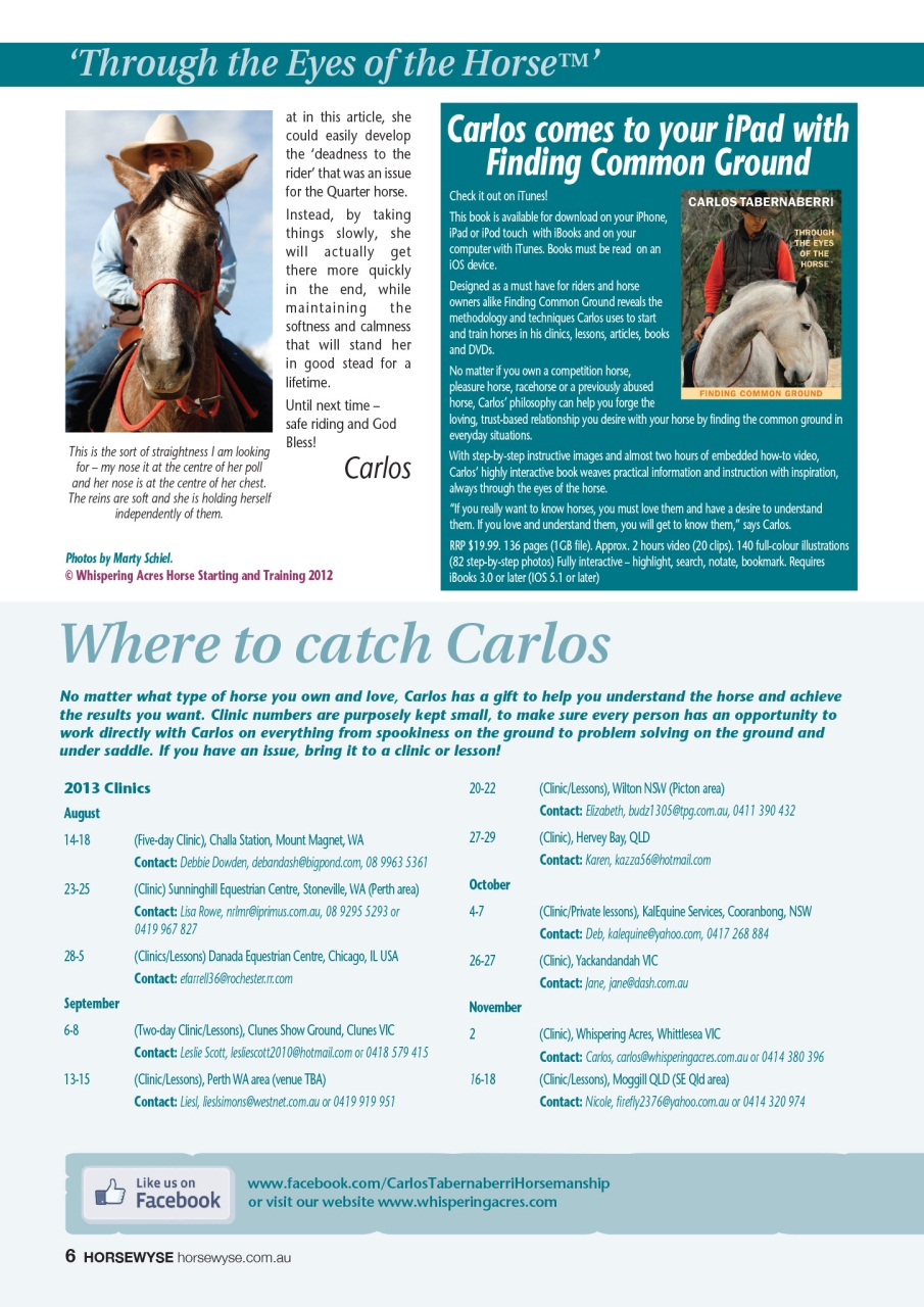 HorseWyse Magazine Preview Pages