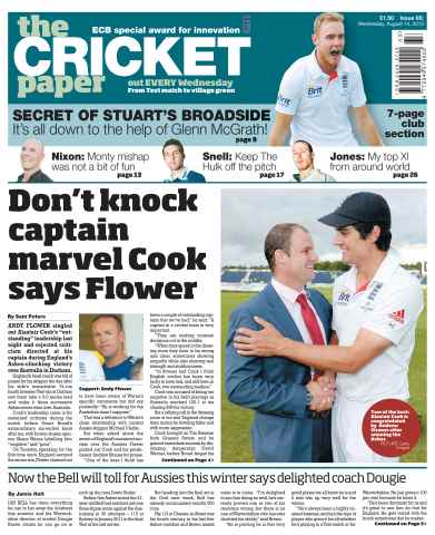 The Cricket Paper issue Wednesday 14th August 2013