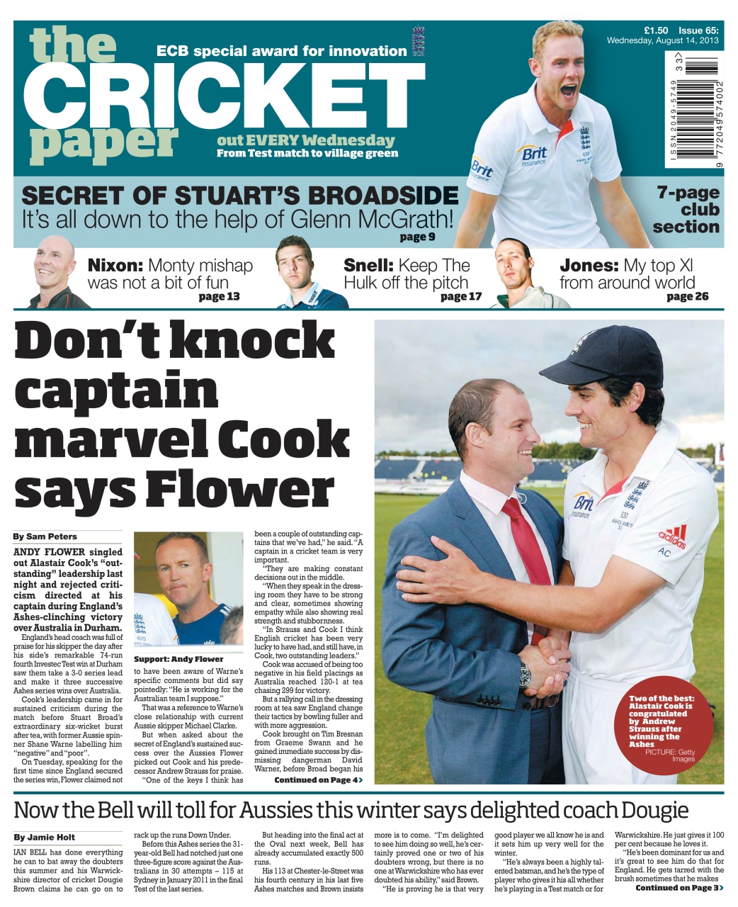 The Cricket Paper Preview Pages