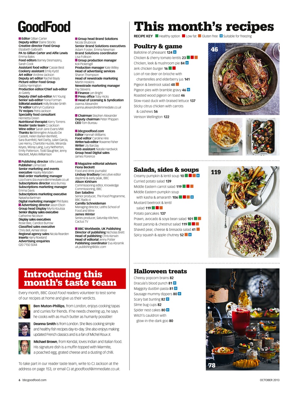 Good Food Magazine Preview Pages