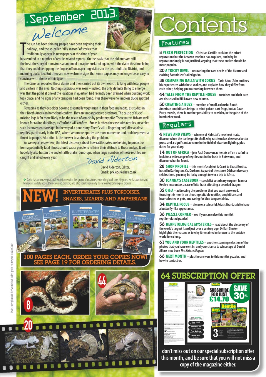 Practical Reptile Keeping Preview Pages
