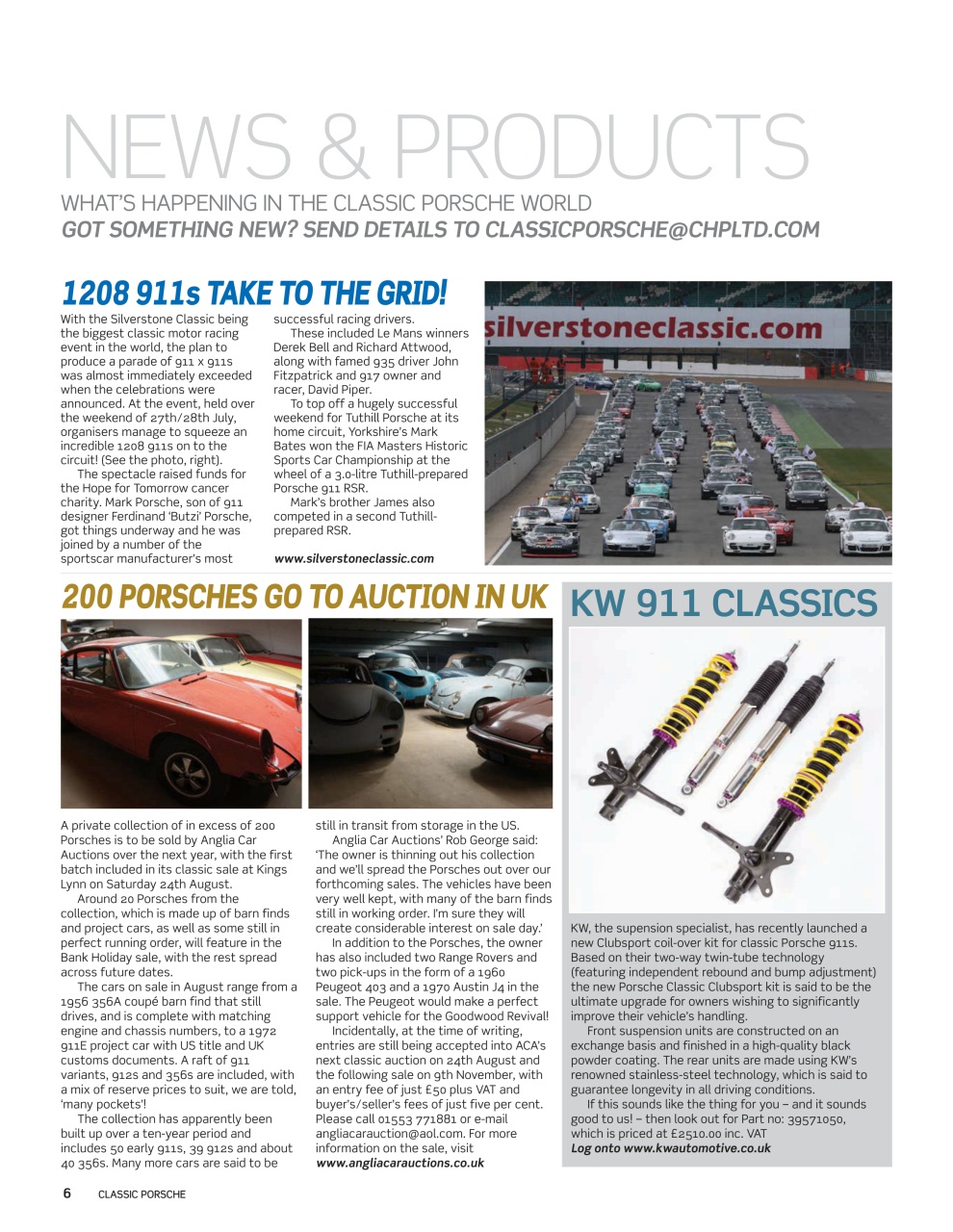 Classic Porsche Preview Pages