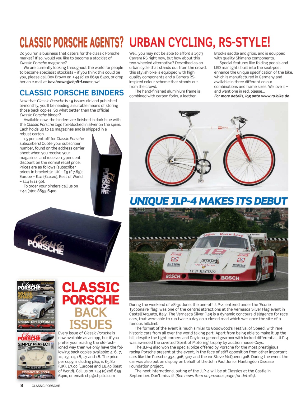 Classic Porsche Preview Pages