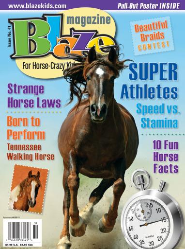 Blaze Magazine For Horse Crazy Kids issue 