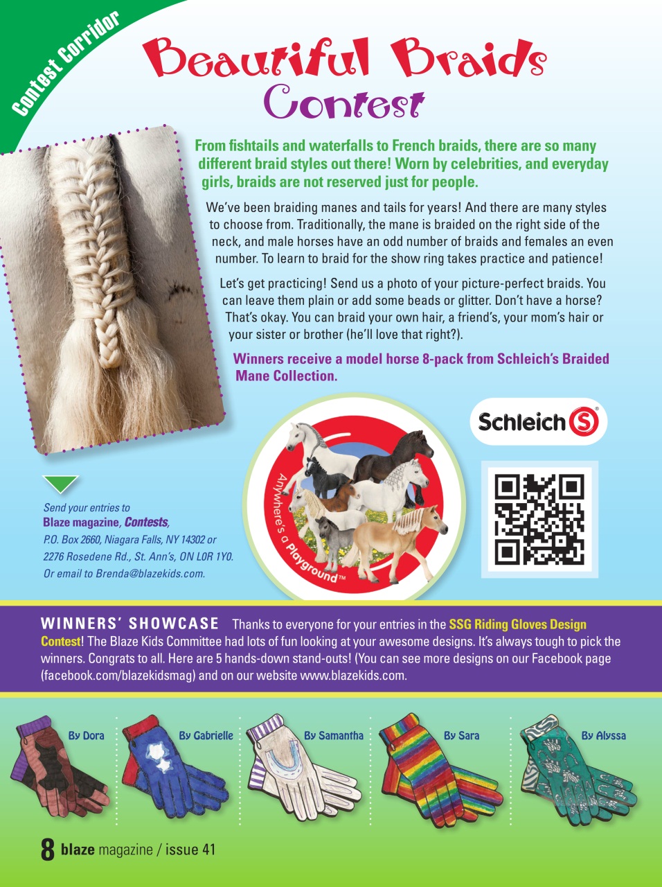 Blaze Magazine For Horse Crazy Kids Preview Pages
