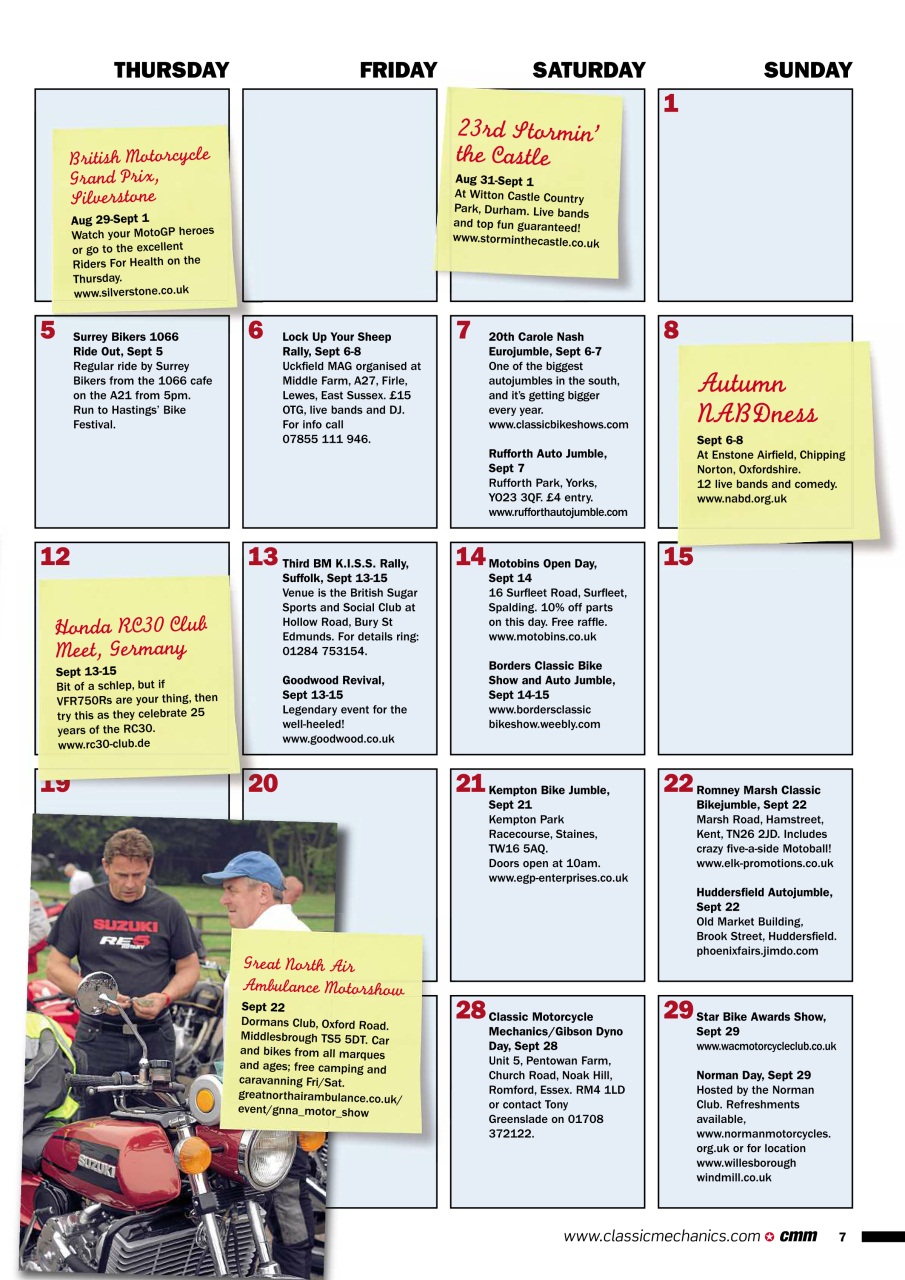 Classic Motorcycle Mechanics Preview Pages