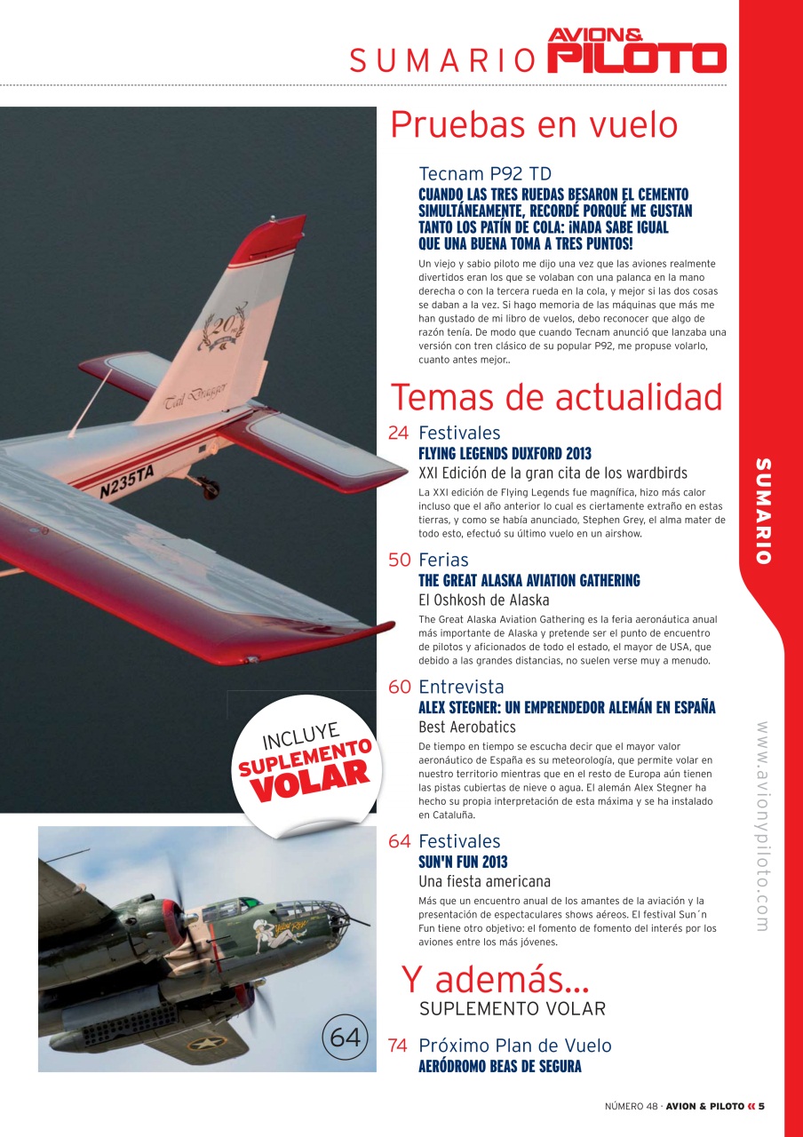Revista Avion & Piloto Preview Pages