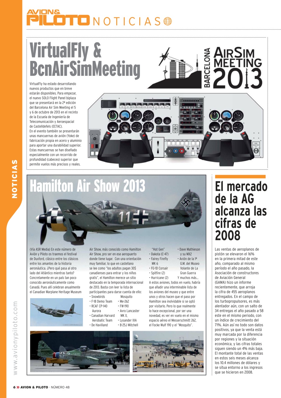 Revista Avion & Piloto Preview Pages