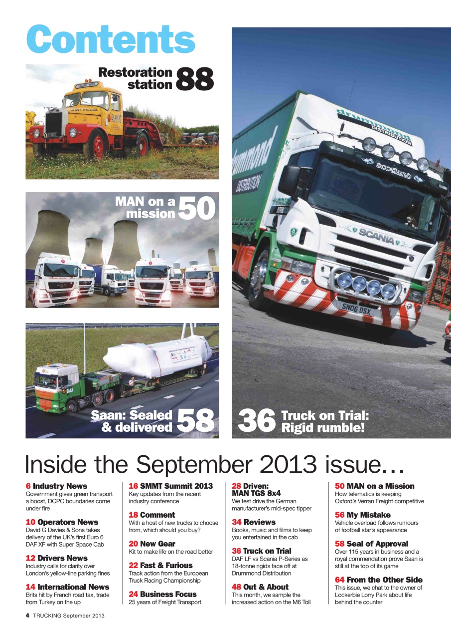 Trucking Magazine Preview Pages