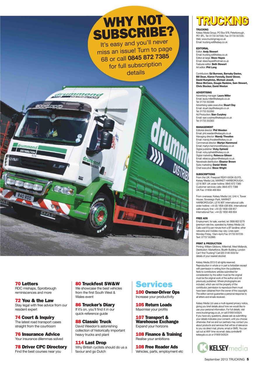 Trucking Magazine Preview Pages