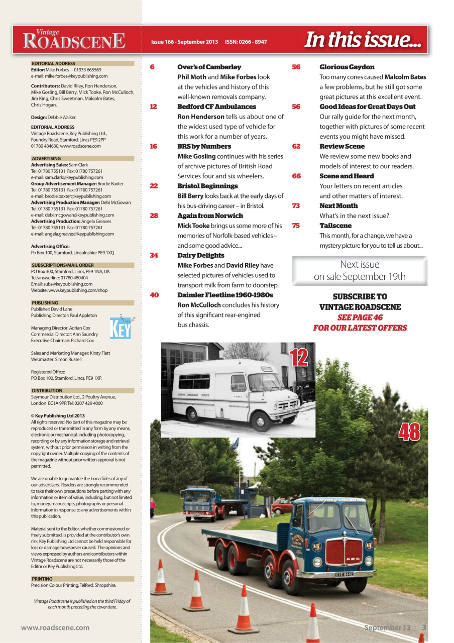 Vintage Roadscene Preview Pages