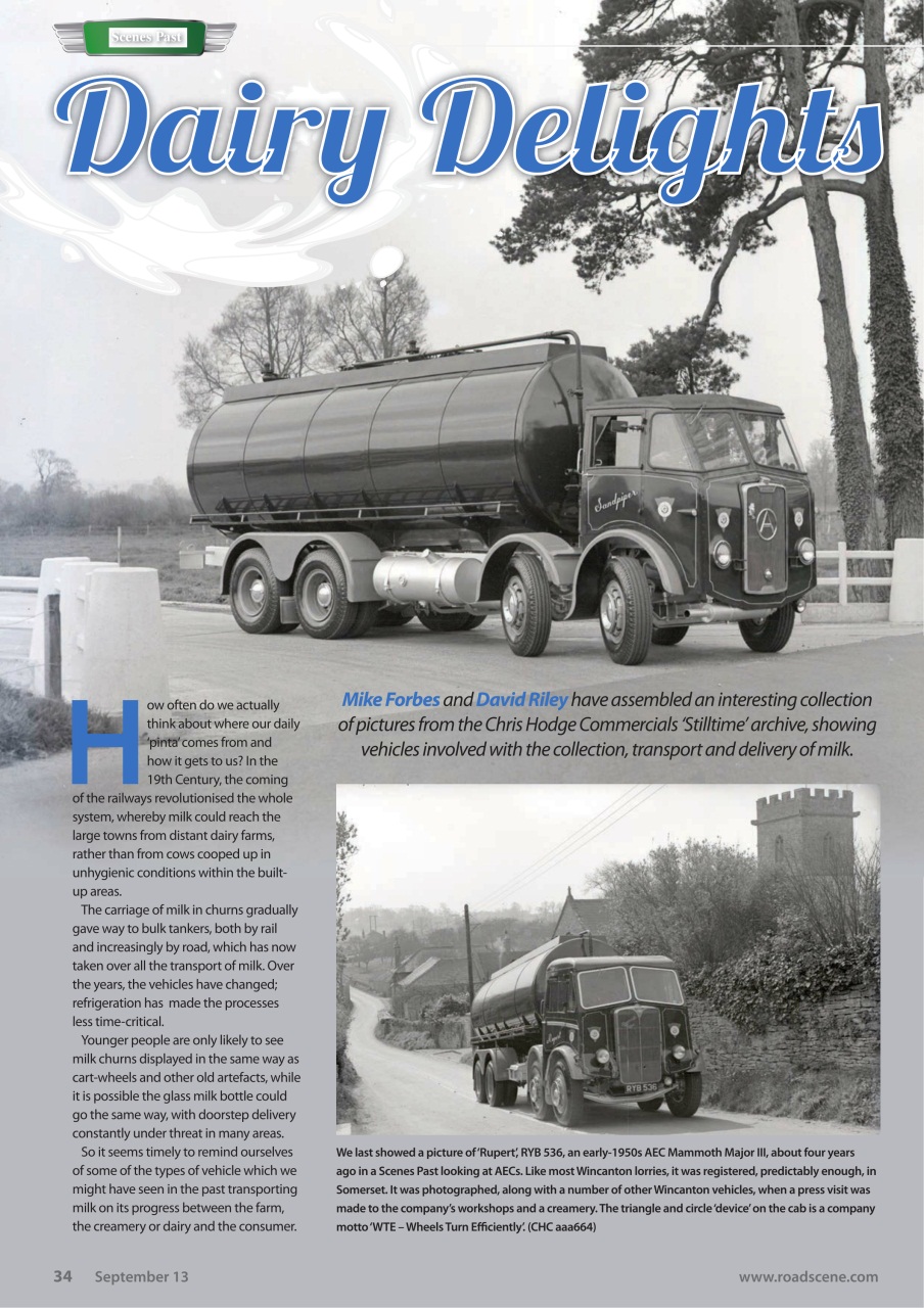 Vintage Roadscene Preview Pages