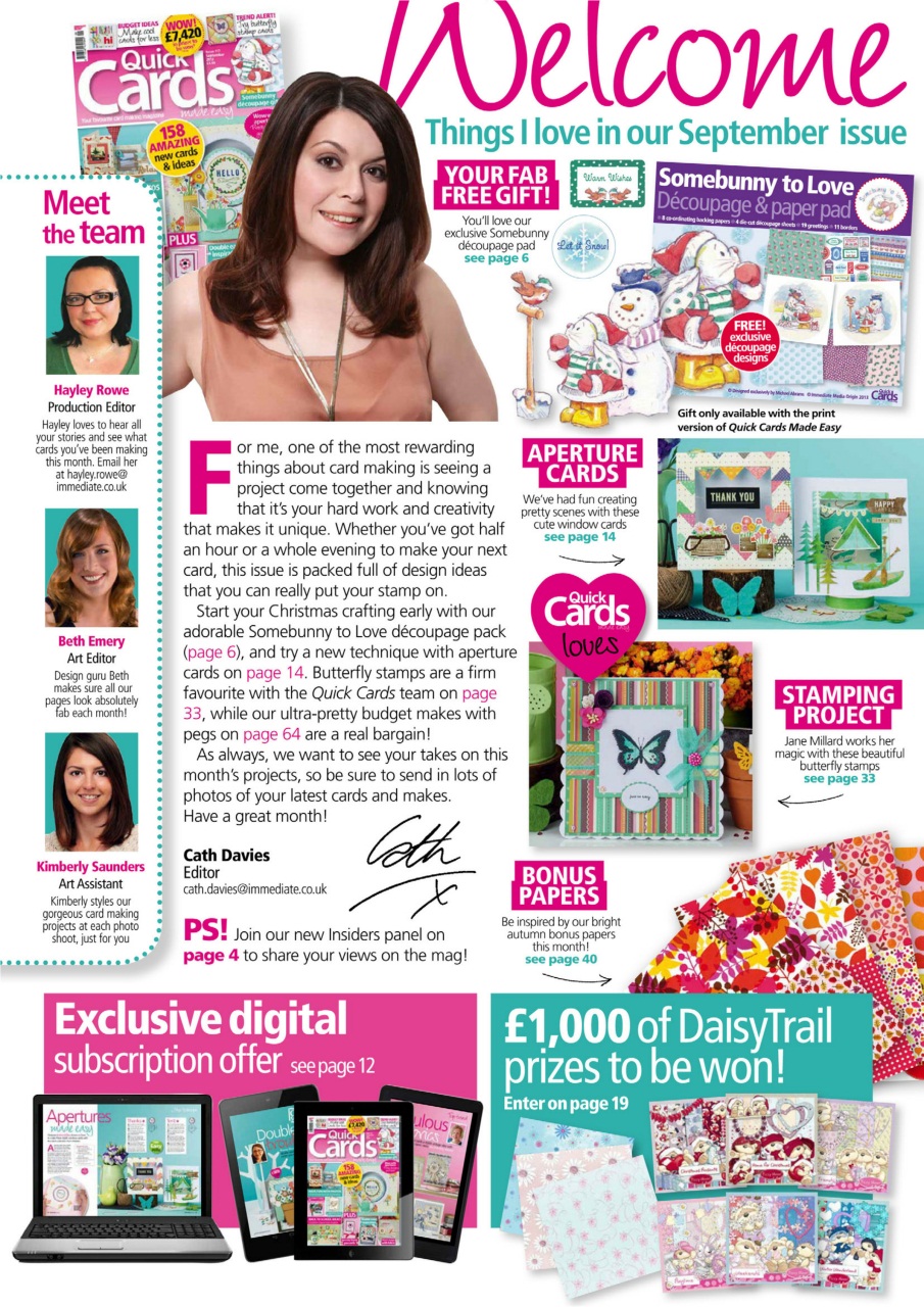 Quick Cards Made Easy Preview Pages