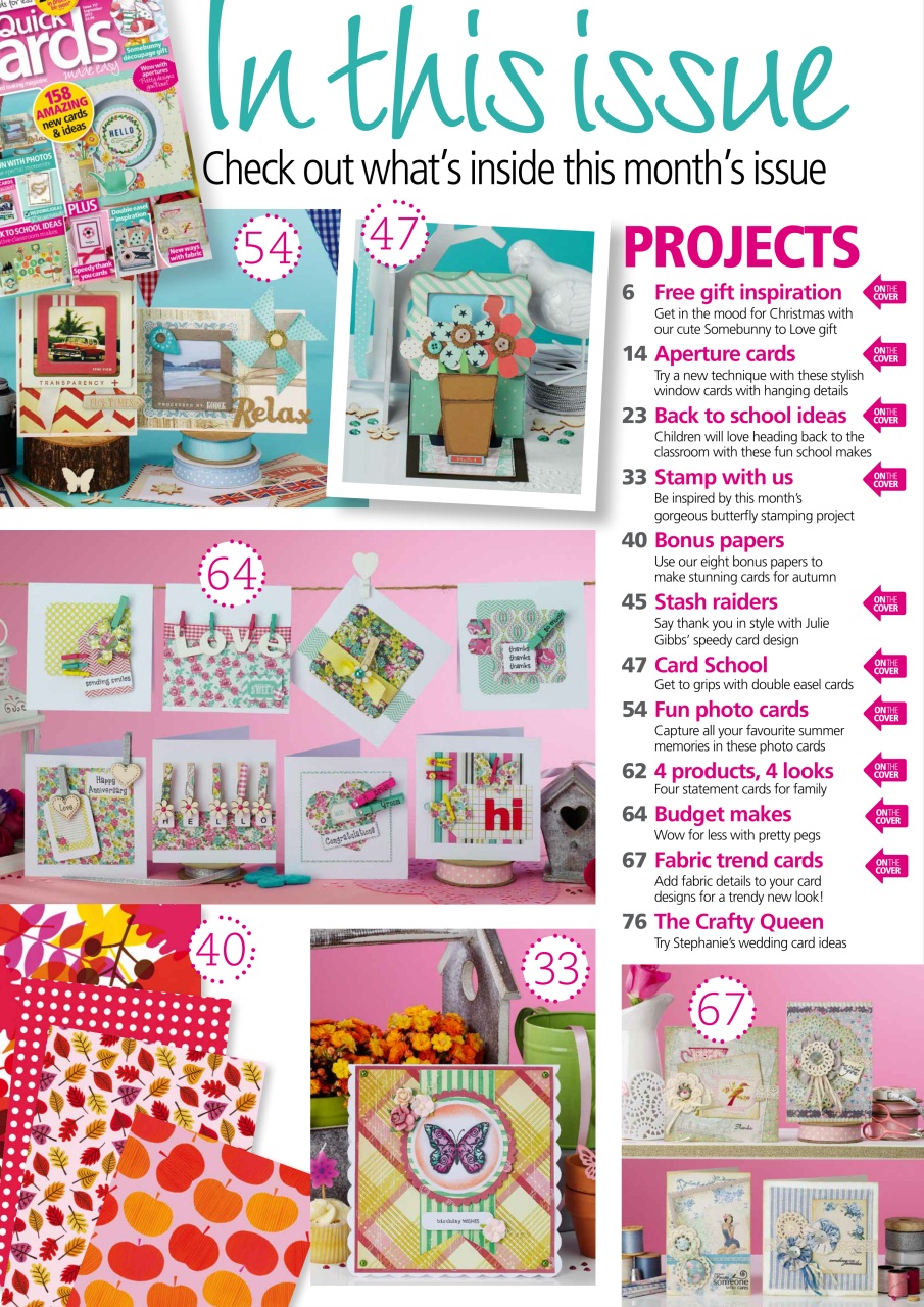 Quick Cards Made Easy Preview Pages