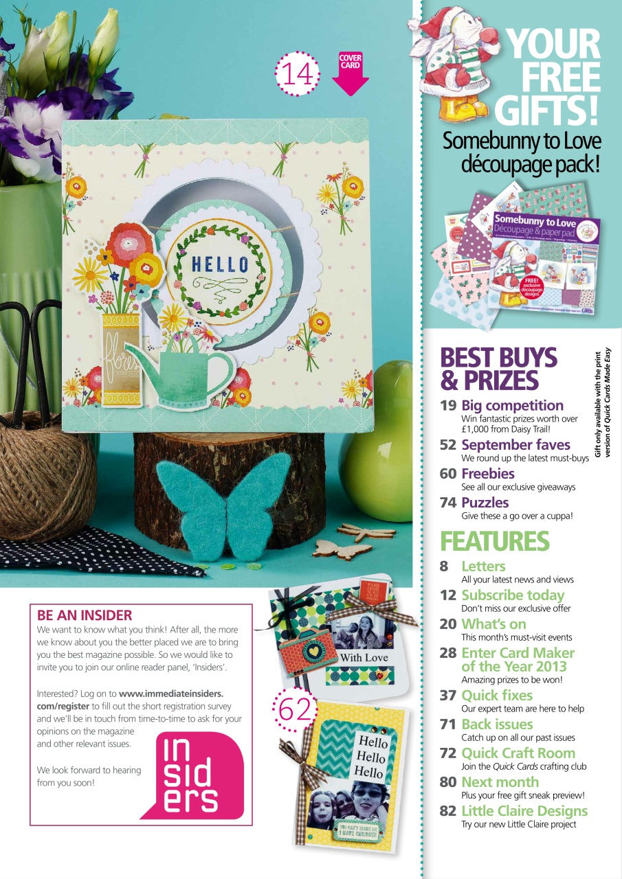 Quick Cards Made Easy Preview Pages