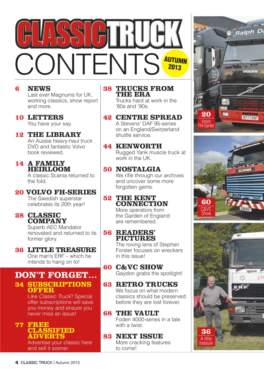 Classic Truck (OLD) Preview Pages