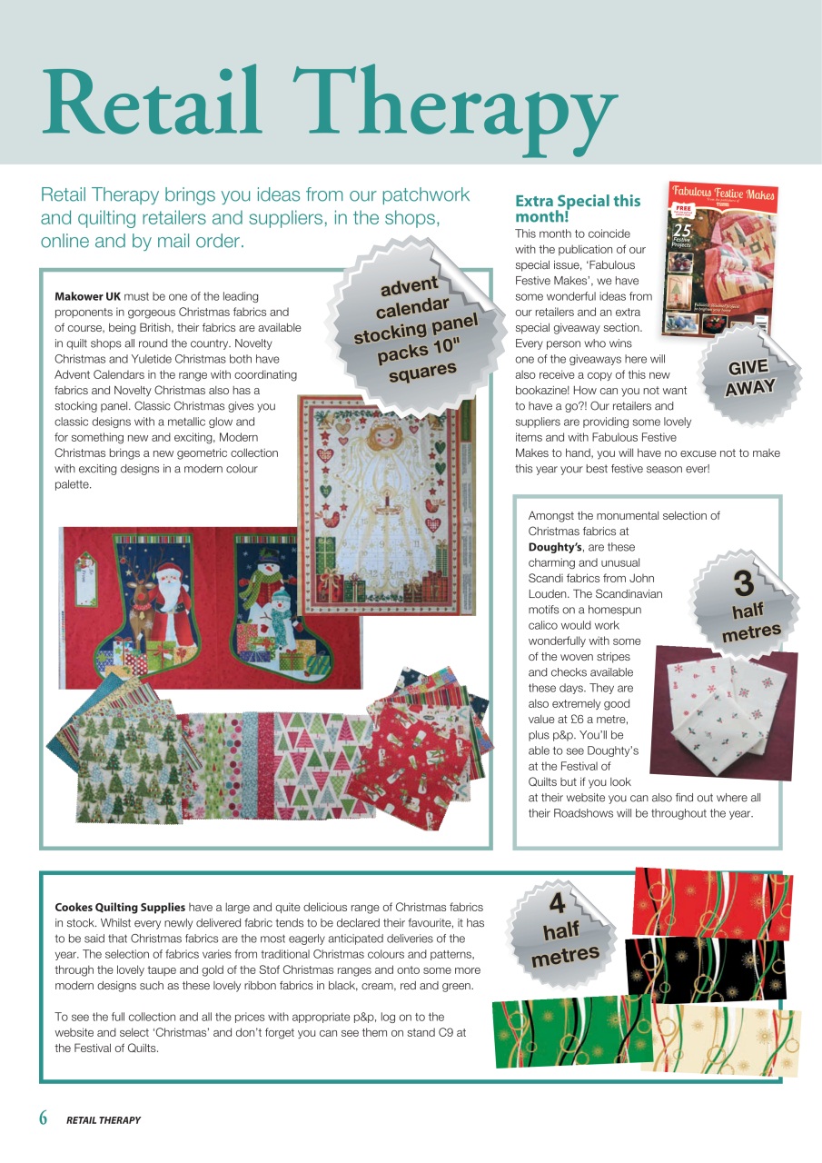 Patchwork and Quilting Preview Pages
