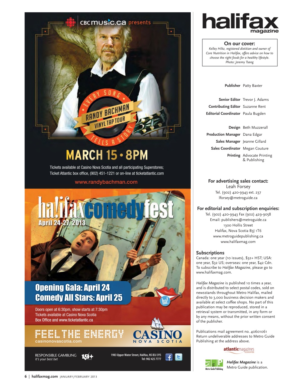 Halifax Magazine Preview Pages